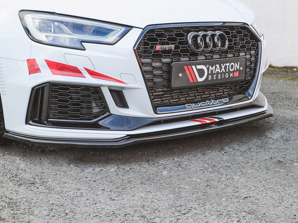 Maxton Design Front Splitter V.2 Audi Rs3 8v Facelift Sportback (2017-2020) - Wayside Performance 