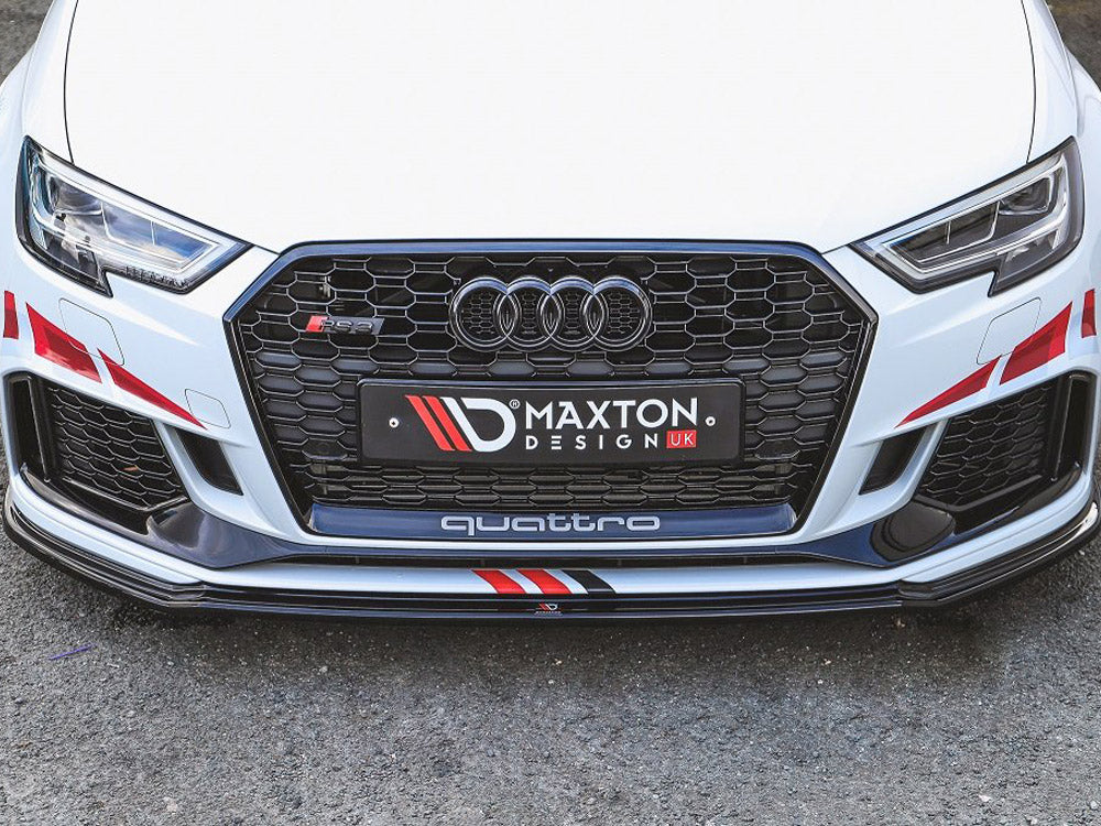 Maxton Design Front Splitter V.2 Audi Rs3 8v Facelift Sportback (2017-2020) - Wayside Performance 