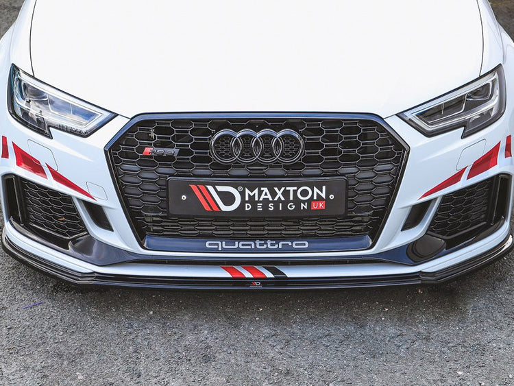 Maxton Design Front Splitter V.2 Audi Rs3 8v Facelift Sportback (2017-2020) - Wayside Performance 