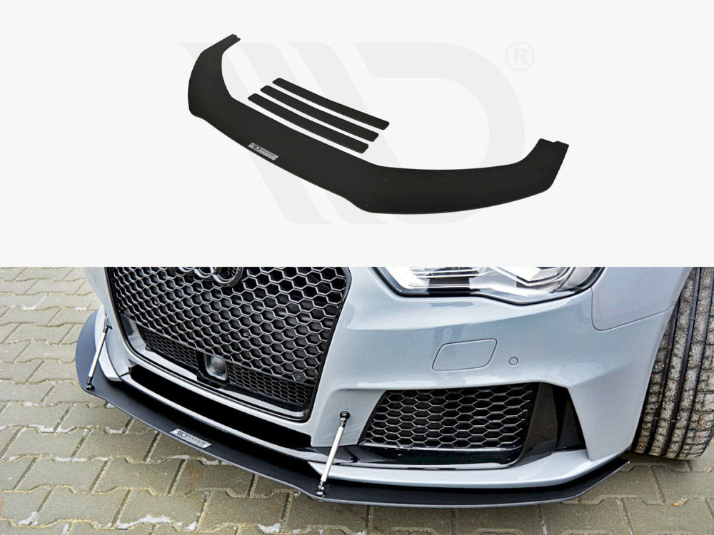 Maxton Design Front Racing Splitter Audi Rs3 8va Sportback Pre-facelift (2015-2016) - Wayside Performance 