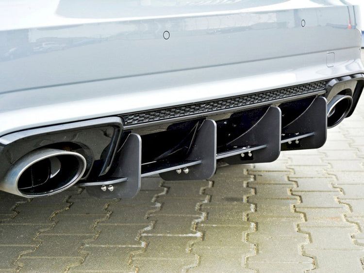 Maxton Design Rear Diffuser Audi Rs3 8va Sportback Pre-facelift (2015-2016) - Wayside Performance 