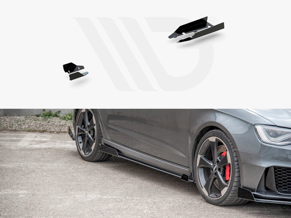 Side Skirt Flaps Audi RS3 8V Sportback (2015-2016) - Wayside Performance 
