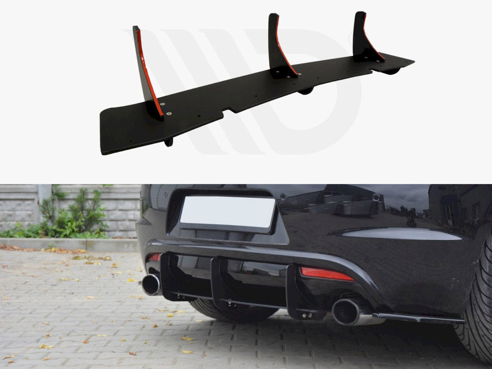 VW Scirocco R Rear Diffuser & Rear Side Splitters - Wayside Performance 