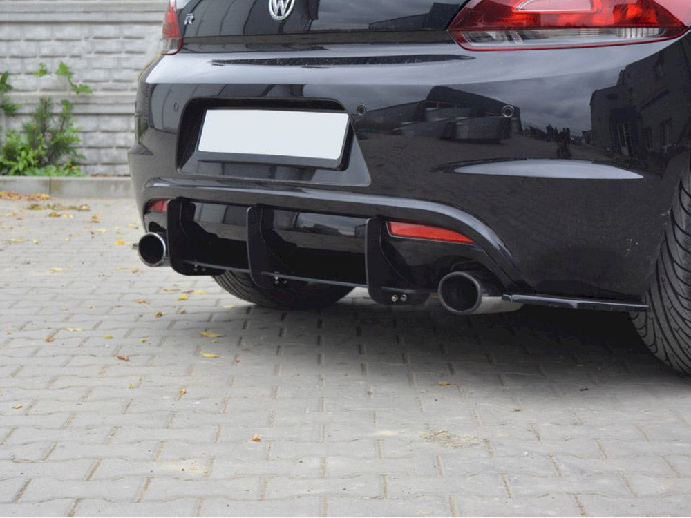 VW Scirocco R Rear Diffuser & Rear Side Splitters - Wayside Performance 