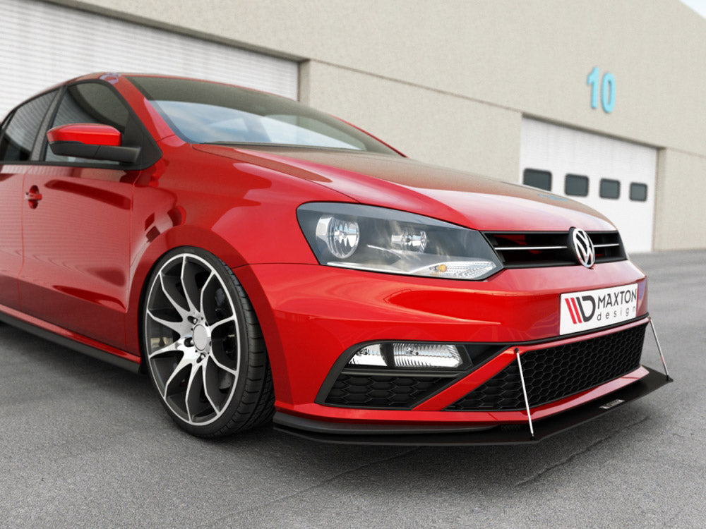 Front Racing Splitter Vw Polo Mk5 Gti Facelift (2015-2017) - Wayside Performance 