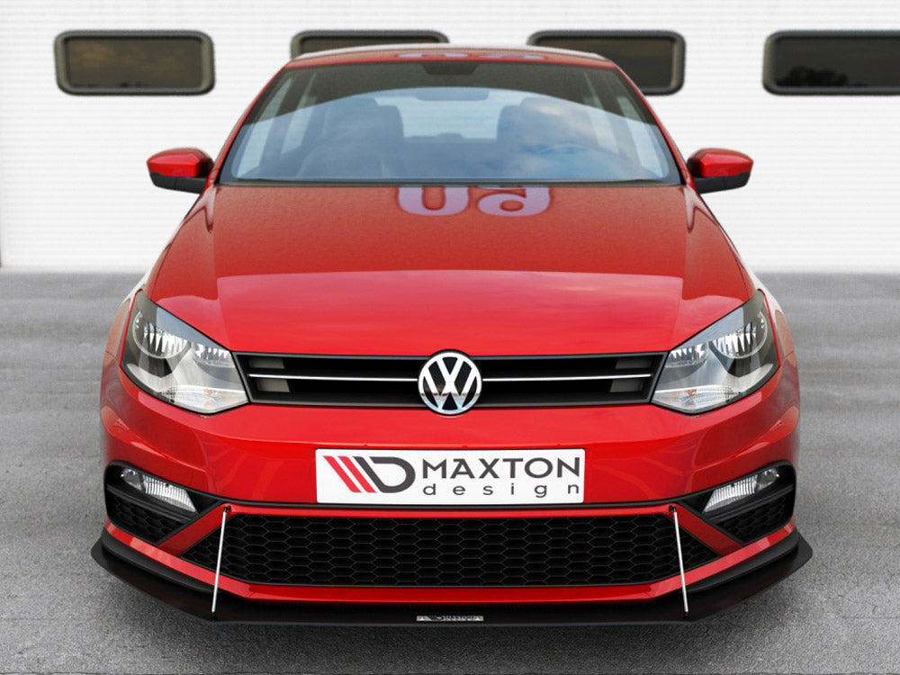 Front Racing Splitter Vw Polo Mk5 Gti Facelift (2015-2017) - Wayside Performance 