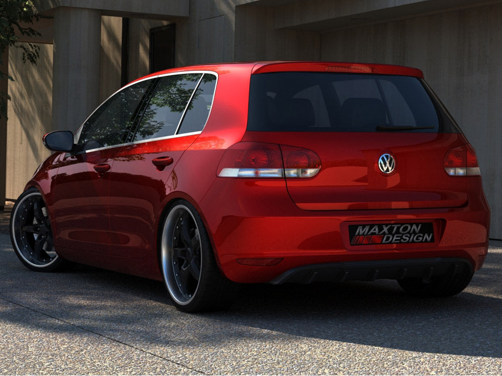 Rear Valance VW Golf Mk6 NO Exhaust CUT OUT (2008-2012) - Wayside Performance 