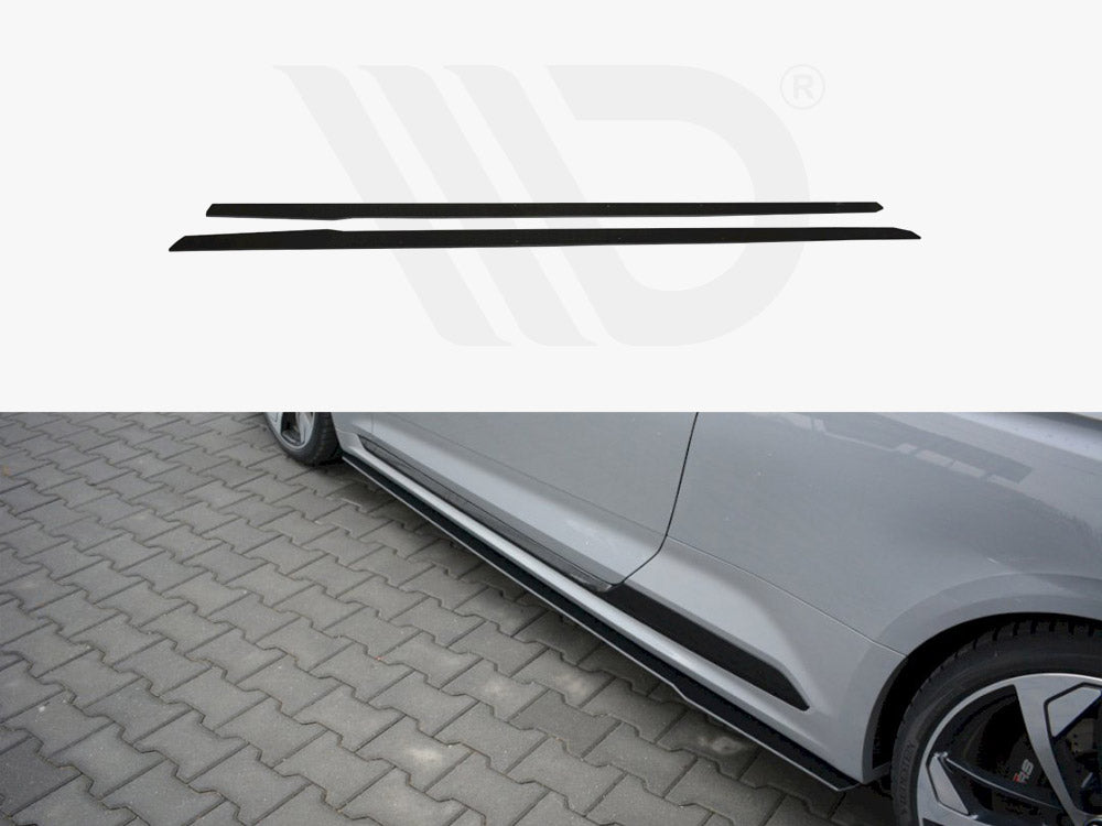 Racing Side Skirts Diffusers Audi RS5 F5 Coupe - Wayside Performance 