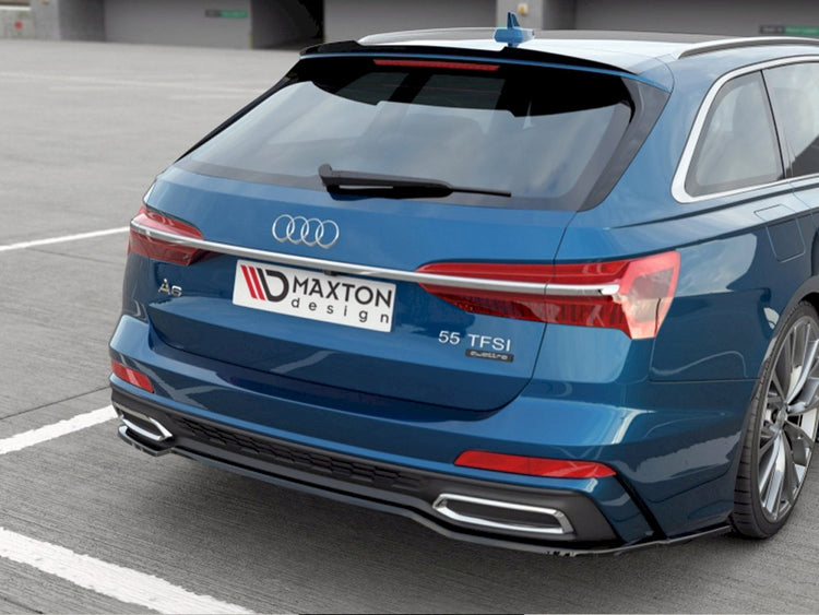 Central Rear Splitter Audi A6 S-Line Avant C8 - Wayside Performance 