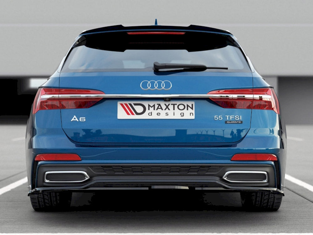 Central Rear Splitter Audi A6 S-Line Avant C8 - Wayside Performance 