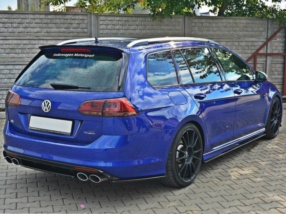 Central Rear Splitter Vw Golf Mk7 R Estate (Without a Vertical Bar) (2013-2016) - Wayside Performance 