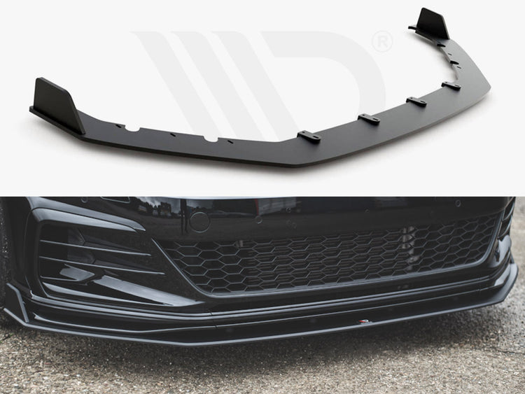 Maxton Racing Front Splitter Vw Golf Mk7.5 Gti Tcr (2019-2020) - Wayside Performance 
