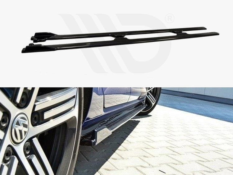Side Skirts Diffusers V.1 Vw Golf 7 R / R-line Facelift - Wayside Performance 