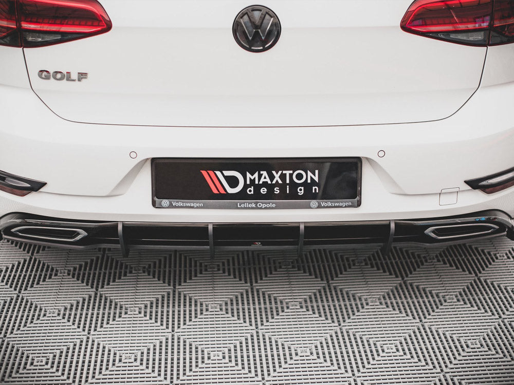 Street PRO Rear Diffuser VW Golf R-Line Mk7 Facelift - Wayside Performance 