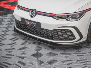 Racing Durability Front Splitter Vw Golf 8 Gti / R-line (2020-) - Wayside Performance 