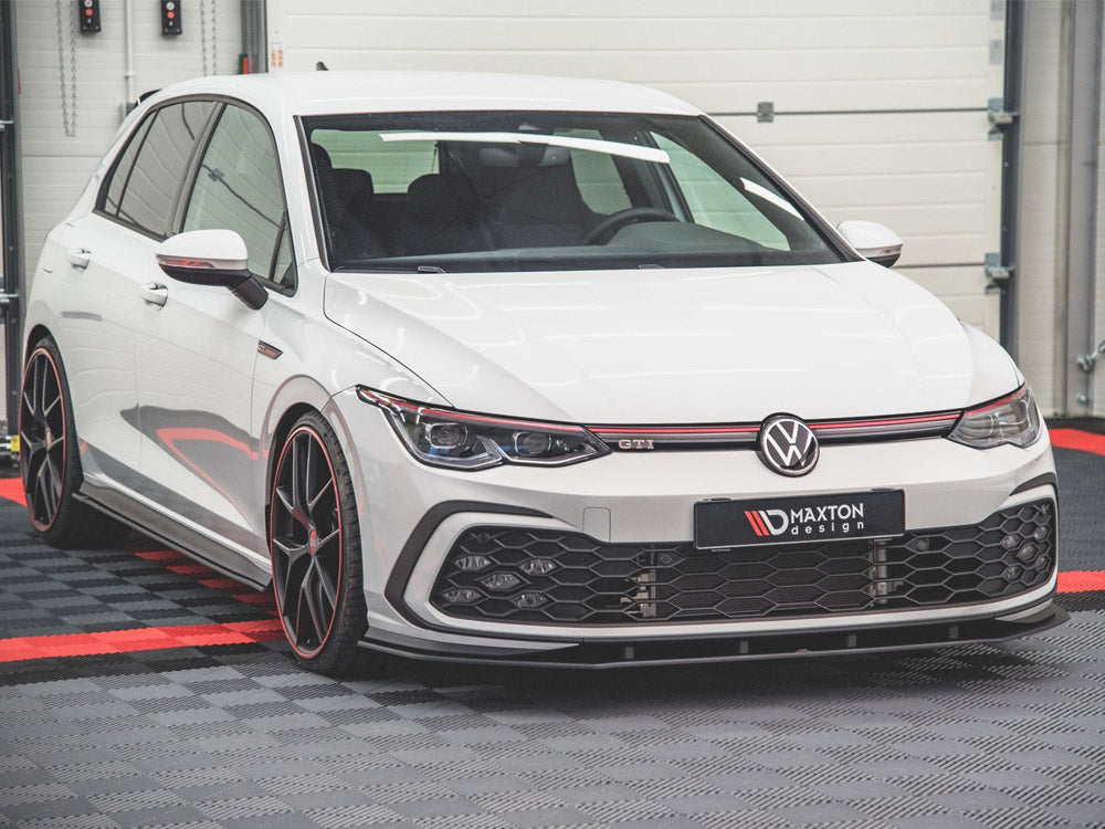 Racing Durability Front Splitter Vw Golf 8 Gti / R-line (2020-) - Wayside Performance 