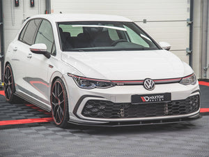 Racing Durability Front Splitter Vw Golf 8 Gti / R-line (2020-) - Wayside Performance 