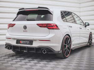 Racing Durability Rear Diffuser V1 Vw Golf 8 Gti (2020-) - Wayside Performance 