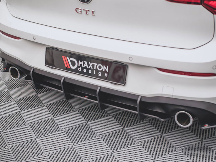 Racing Durability Rear Diffuser V1 Vw Golf 8 Gti (2020-) - Wayside Performance 