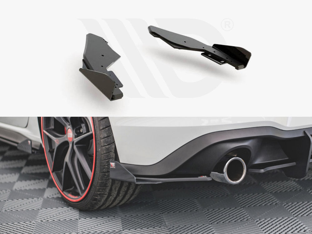Racing Durability Rear Side Splitters (+flaps) Vw Golf 8 Gti (2020-) - Wayside Performance 