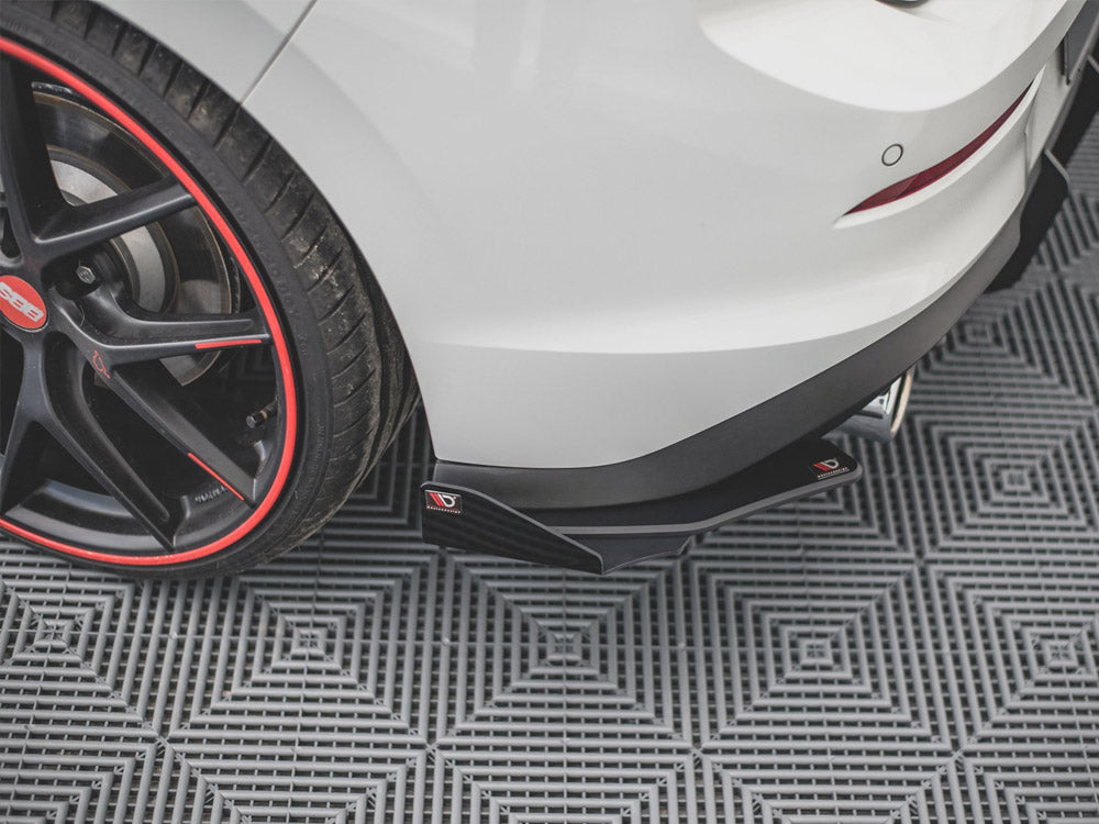 Racing Durability Rear Side Splitters (+flaps) Vw Golf 8 Gti (2020-) - Wayside Performance 