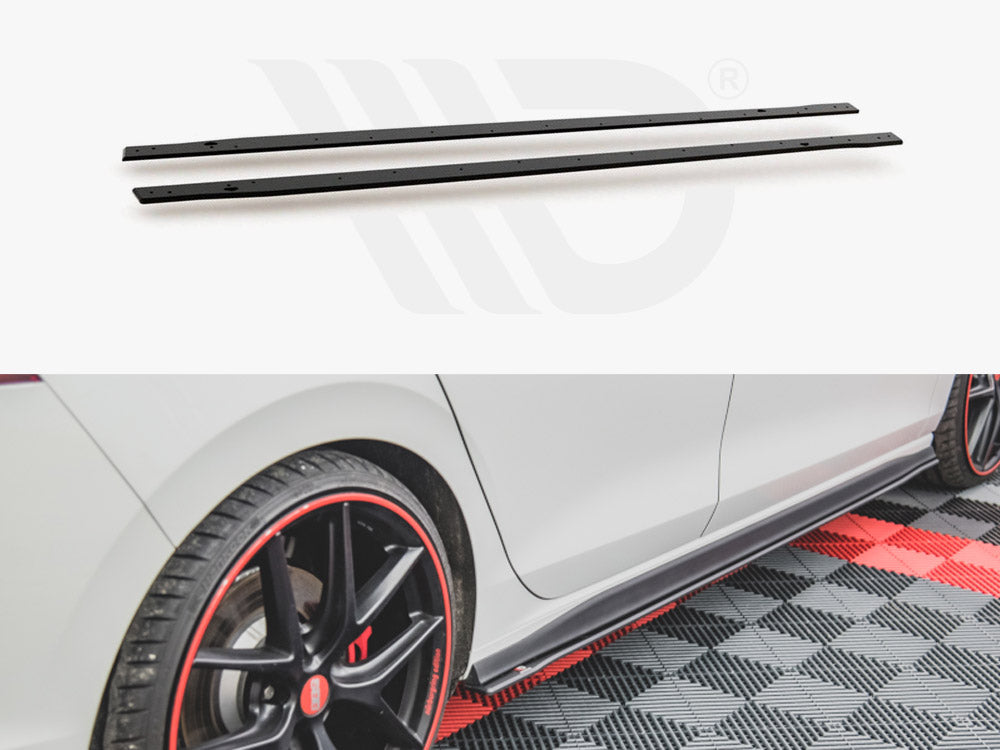 Racing Durability Side Skirts Diffusers Vw Golf 8 Gti / Gti Clubsport / R-line (2020-) - Wayside Performance 