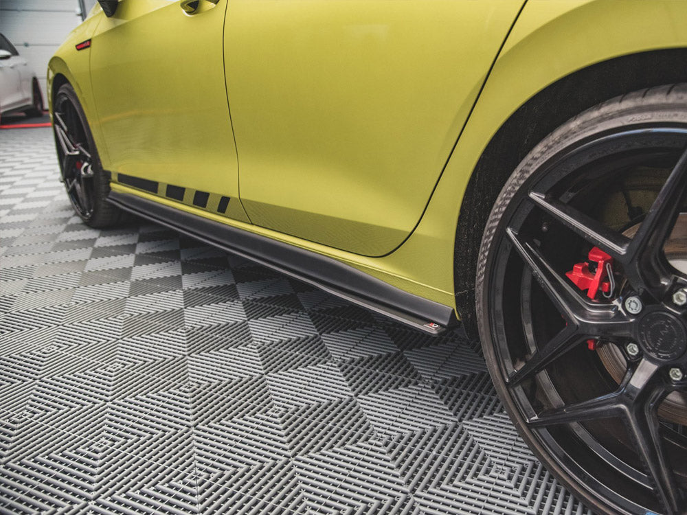 Racing Durability Side Skirts Diffusers Vw Golf 8 Gti / Gti Clubsport / R-line (2020-) - Wayside Performance 