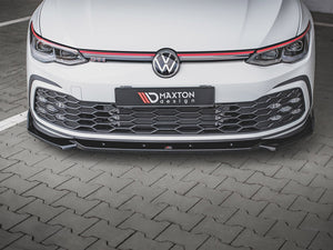 Front Splitter V.2 + Flaps Vw Golf 8 Gti / R-line - Wayside Performance 