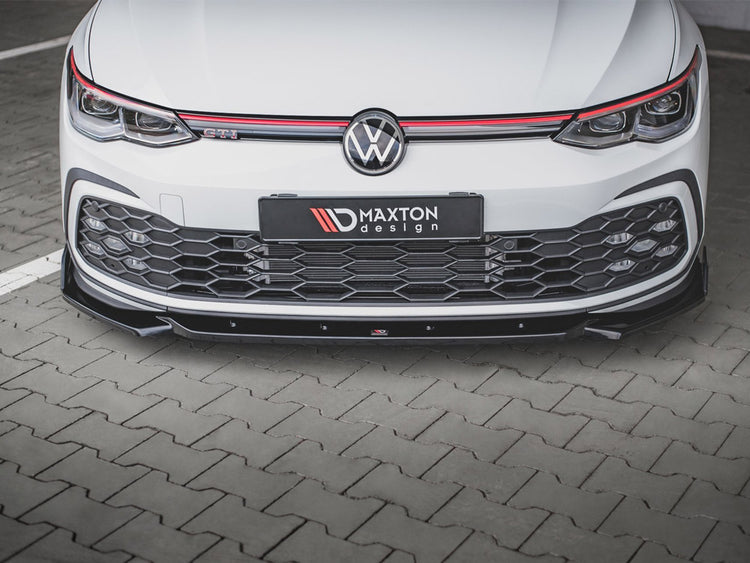 Front Splitter V.2 + Flaps Vw Golf 8 Gti / R-line - Wayside Performance 