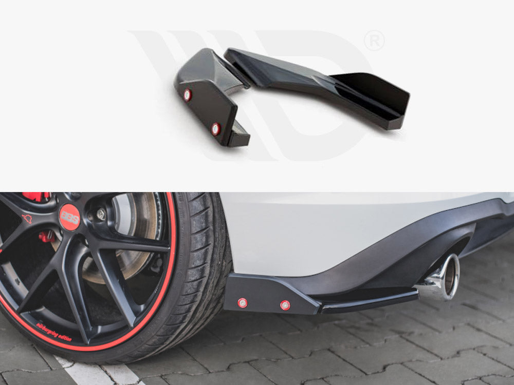 Rear Side Splitters V.2 + Flaps Vw Golf 8 Gti - Wayside Performance 