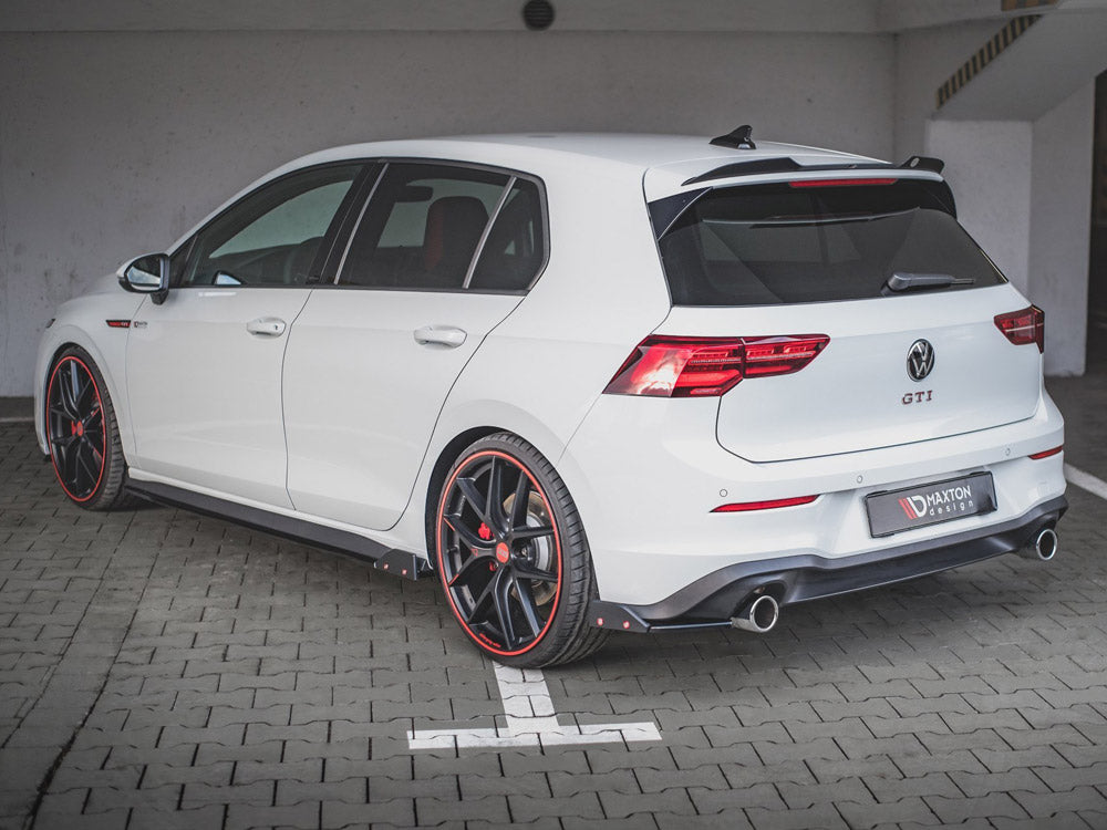 Rear Side Splitters V.2 + Flaps Vw Golf 8 Gti - Wayside Performance 