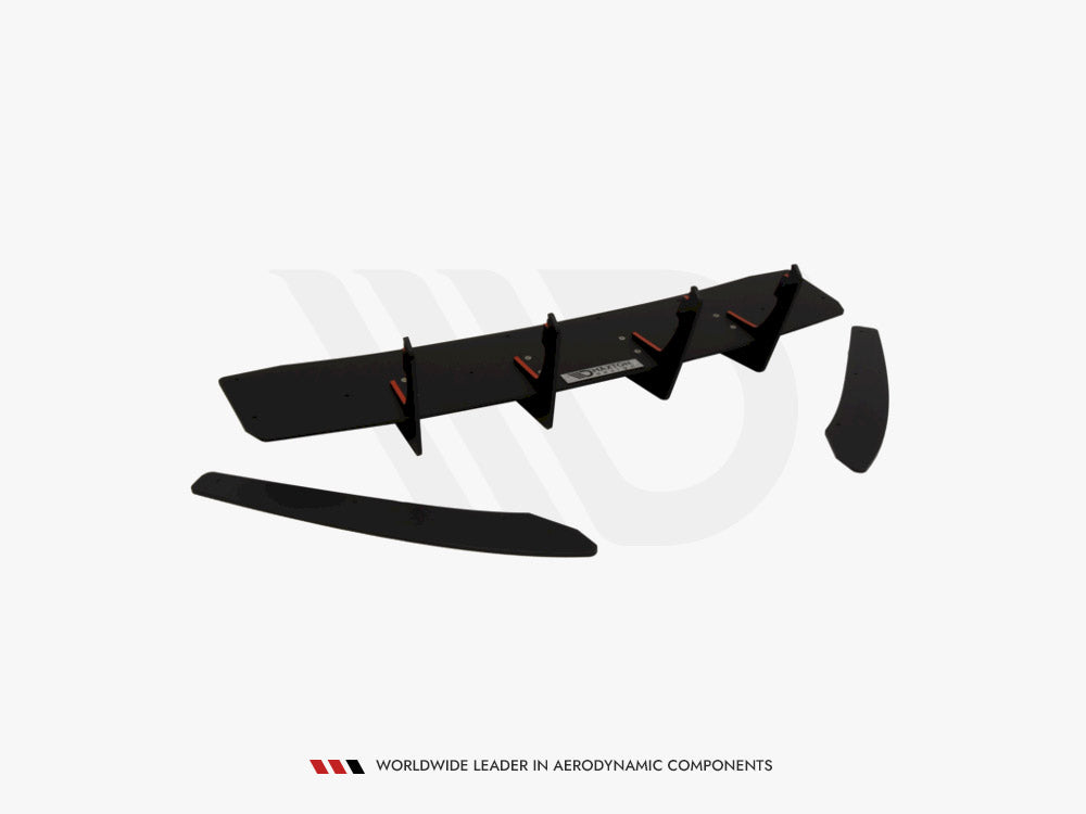 Rear Diffuser & Rear Side Splitters Audi S6 C7 Facelift - Wayside Performance 