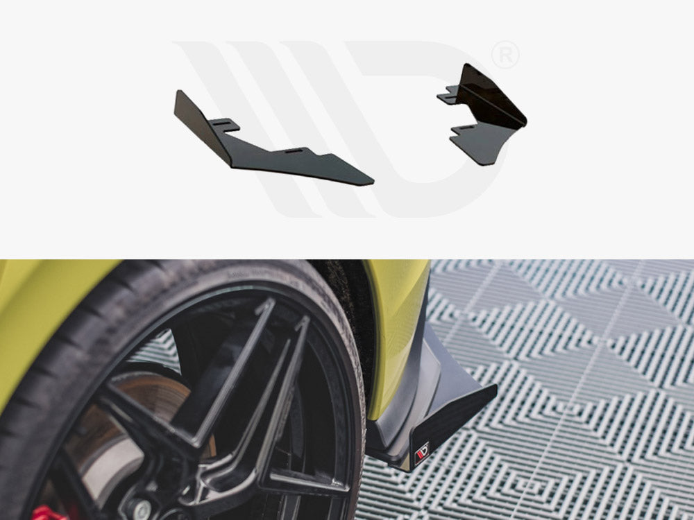 Rear Side Flaps VW Golf 8 GTI Clubsport (2020-) - Wayside Performance 