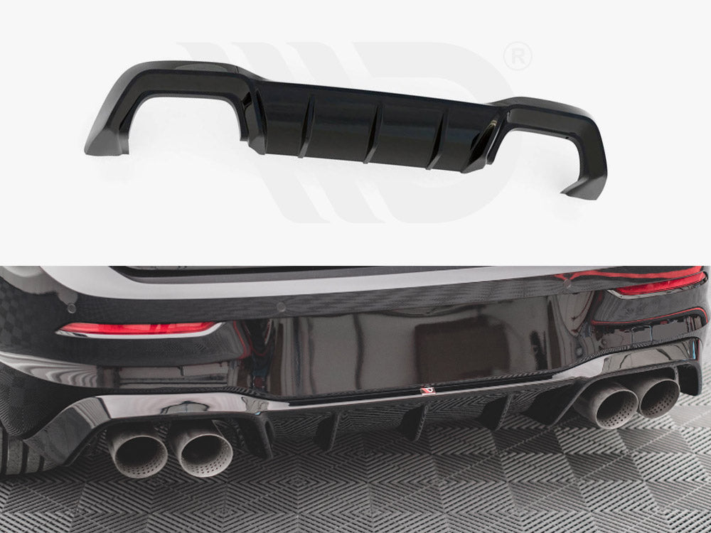 Rear Valance V.1 Volkswagen Golf R Mk8 (2020-) - Wayside Performance 