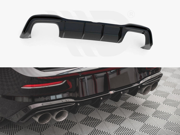 Rear Valance V.2 Volkswagen Golf R Mk8 (2020-) - Wayside Performance 