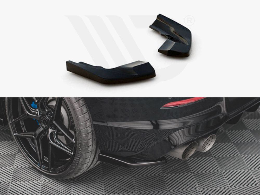 Rear Side Splitters V.2 Vw Golf R Mk8 (2020-) - Wayside Performance 