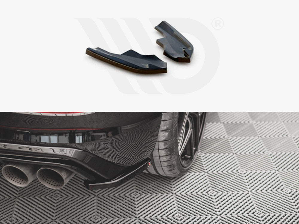 Rear Side Splitters V.4 Vw Golf R Mk8 (2020-) - Wayside Performance 