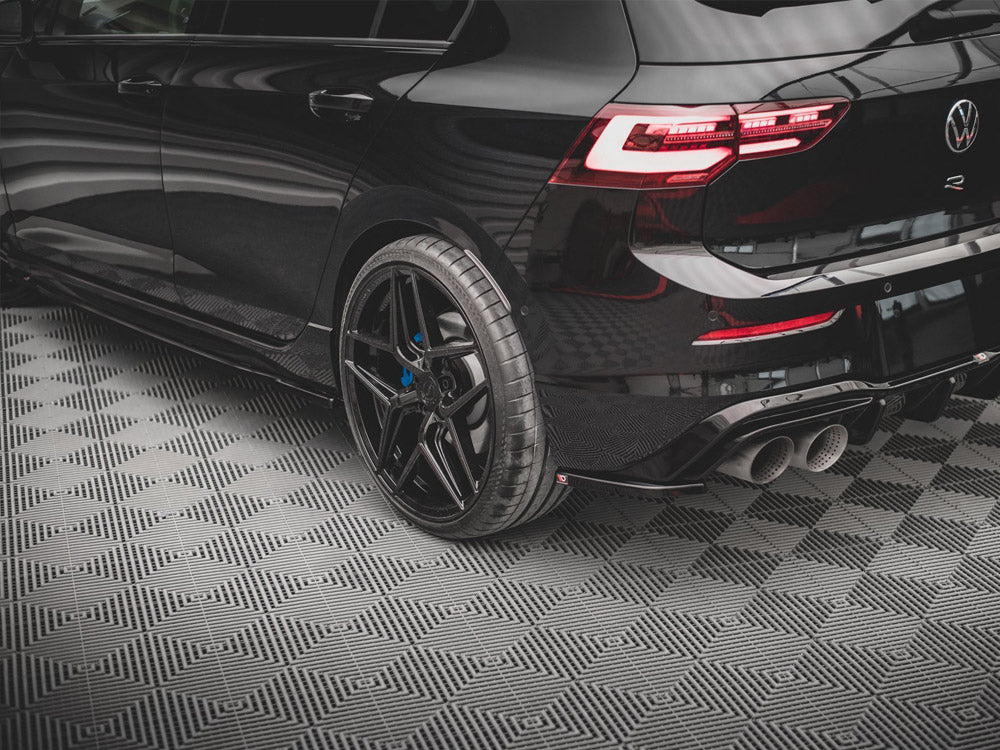 Rear Side Splitters V.4 Vw Golf R Mk8 (2020-) - Wayside Performance 