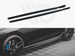 Side Skirts Diffusers V.2 Vw Golf R Mk8 (2020-) - Wayside Performance 