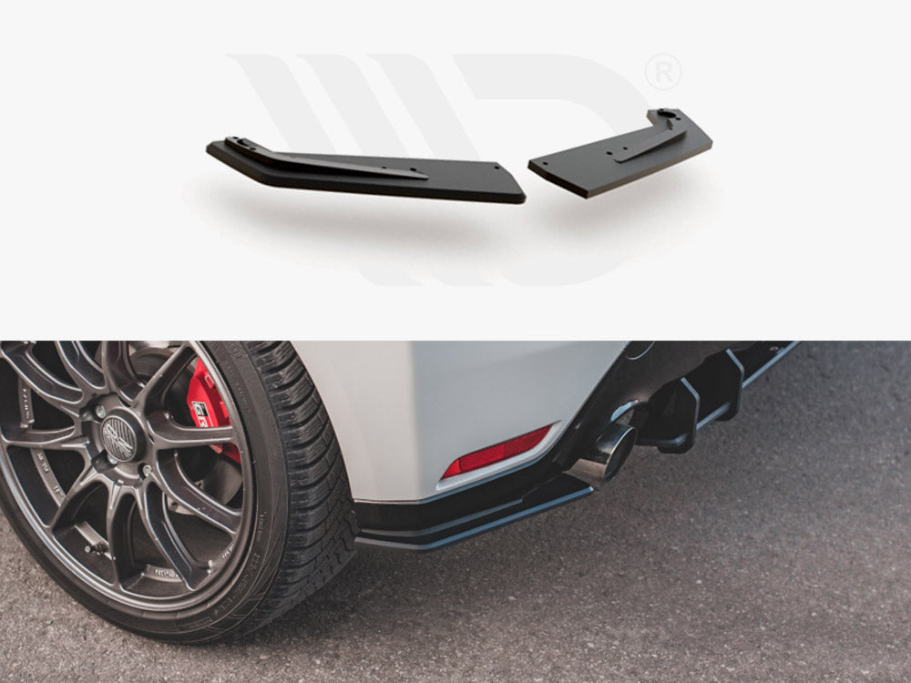 Street PRO Rear Side Splitters Toyota GR Yaris Mk4 - Wayside Performance 