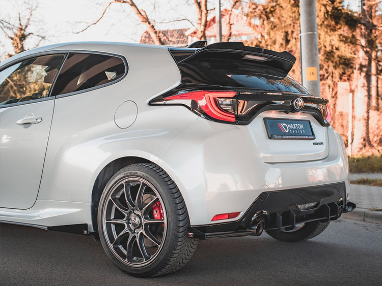 Street PRO Rear Side Splitters + Flaps Toyota GR Yaris Mk4 - Wayside Performance 