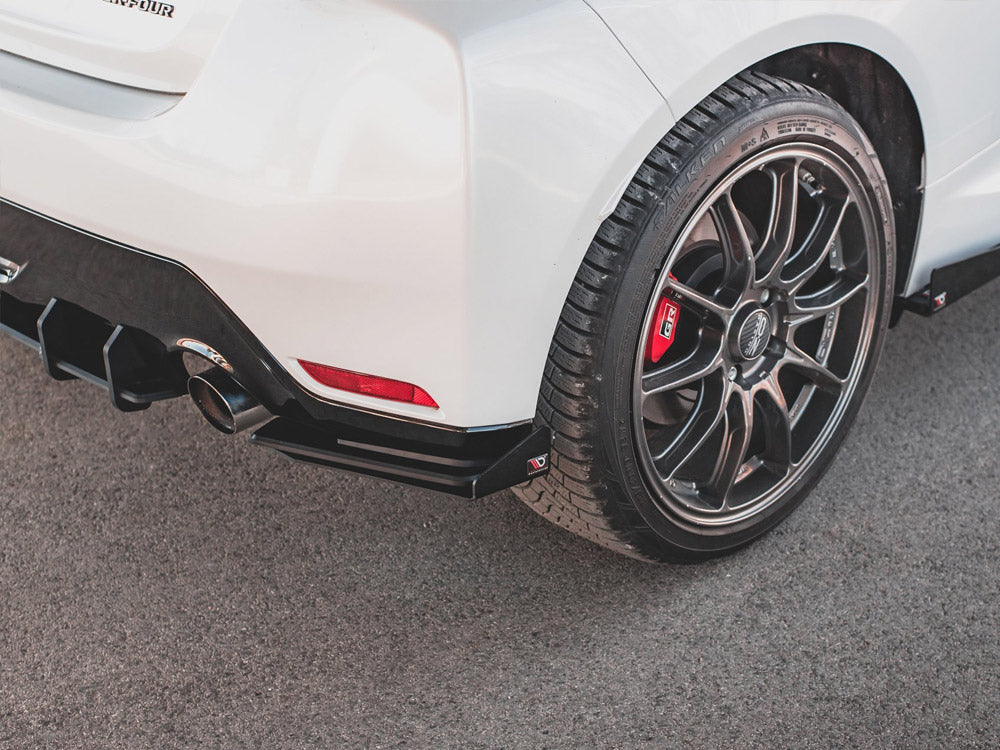 Street PRO Rear Side Splitters + Flaps Toyota GR Yaris Mk4 - Wayside Performance 