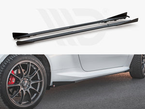 Street PRO Side Skirts Diffusers + Flaps Toyota GR Yaris Mk4 - Wayside Performance 