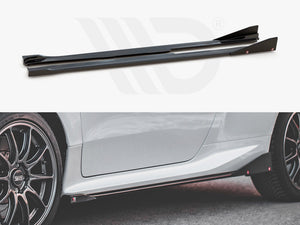 Side Skirts Diffusers V.2 + Flaps Toyota Gr Yaris Mk4 - Wayside Performance 
