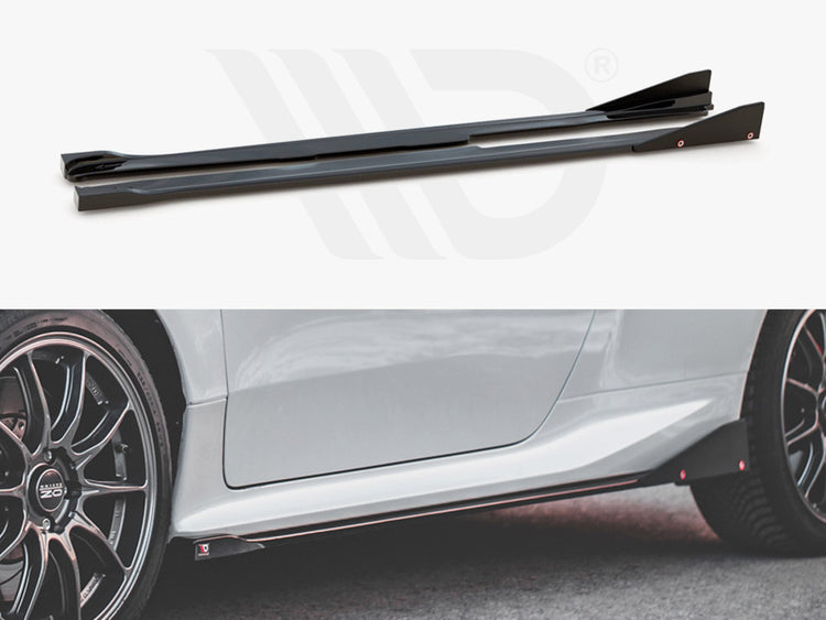 Side Skirts Diffusers V.2 + Flaps Toyota Gr Yaris Mk4 - Wayside Performance 