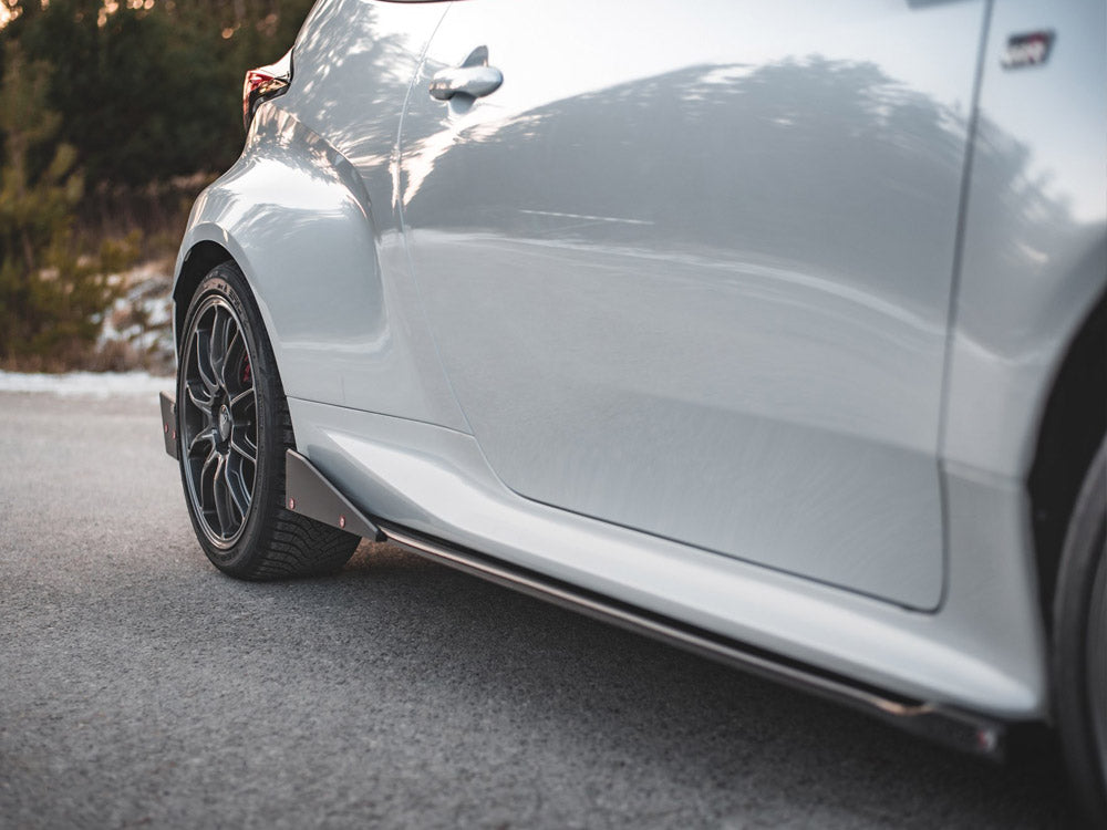 Side Skirts Diffusers V.2 + Flaps Toyota Gr Yaris Mk4 - Wayside Performance 