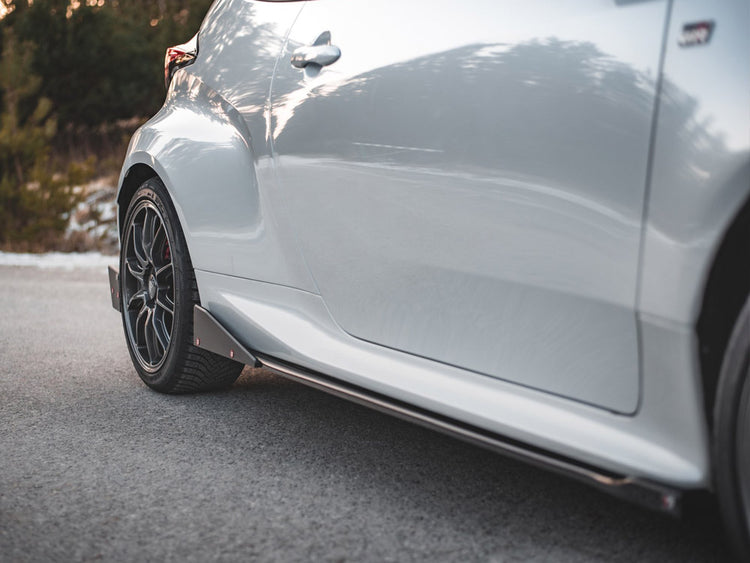 Side Skirts Diffusers V.2 + Flaps Toyota Gr Yaris Mk4 - Wayside Performance 