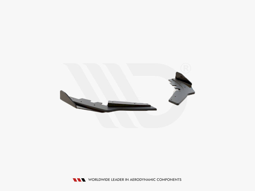 Maxton Design Racing Durability Rear Side Splitters (+flaps) Bmw M135i F20 (2011-2015) - Wayside Performance 