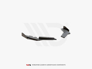 Maxton Design Racing Durability Rear Side Splitters (+flaps) Bmw M135i F20 (2011-2015) - Wayside Performance 