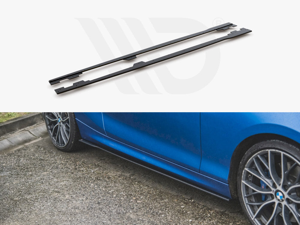 Street PRO Side Skirts Diffusers BMW 1 F21 M135i / M140i / M-Pack - Wayside Performance 